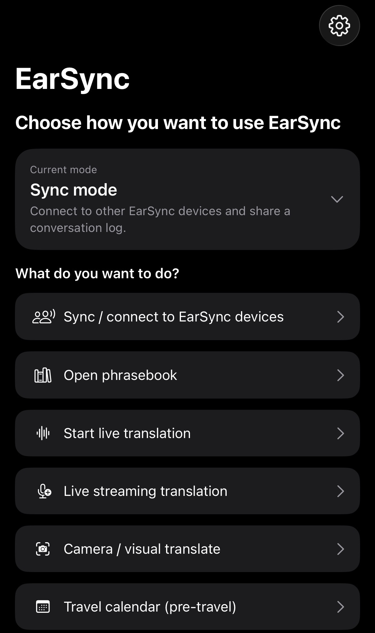 EarSync screenshot